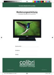 Colibri 5219 Bedienungsanleitung