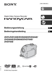Sony Handycam DCR-DVD755E Betriebsanleitung