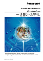 Panasonic KX-TGP551 Administratorhandbuch