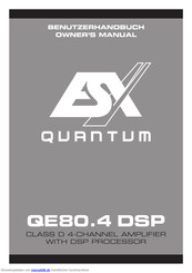 Quantum QE80.4 DSP Benutzerhandbuch