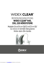 widex C4-m-CB Bedienungsanleitung