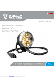 Lupine Wilma 9 Bedienungsanleitung
