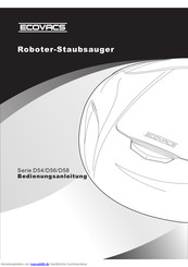 ECOVACS Serie D54 Bedienungsanleitung