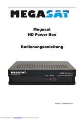 Megasat HD Combo Bedienungsanleitung