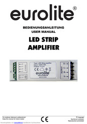 Eurolite LED STRIP AMPLIFIER Bedienungsanleitung