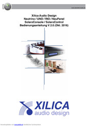 Xilica Audio Design Uno U0816 Bedienungsanleitung