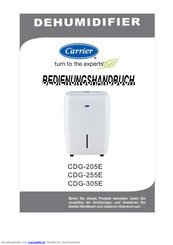 Carrier CDG-305E Bedienungshandbuch
