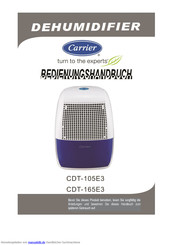 Carrier CDT-165E3 Bedienungshandbuch