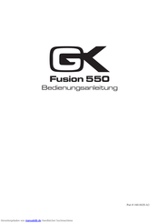 GK Fusion 550 Bedienungsanleitung