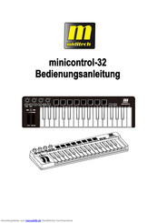Miditech minicontrol-32 Bedienungsanleitung