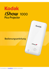 Kodak iShow 1000 Bedienungsanleitung