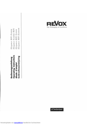 Revox s 22 Bedienungsanleitung