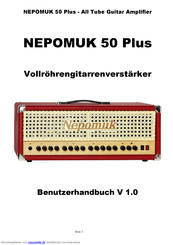 NEPOMUK 50 Plus Benutzerhandbuch