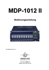 GLP mdp-1021 II Bedienungsanleitung
