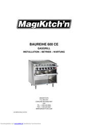 Magikitch'n 600 CE Series Installation, Betrieb Und Wartung
