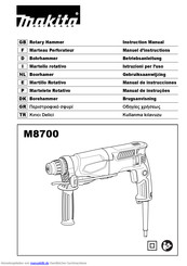 makita M8700 Betriebsanleitung