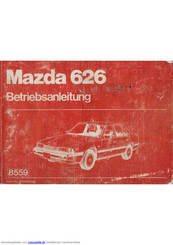 Mazda 626 Betriebsanleitung