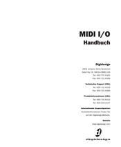 DigiDesign Midi I/O Handbuch