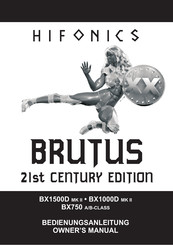 Brutus BX1500D MKII Bedienungsanleitung