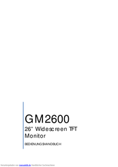 Gericom GM2600 Bedienungsanleitung