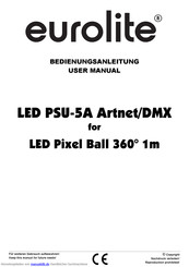 EuroLite LED Pixel Ball 360 1m Bedienungsanleitung