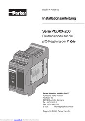 Parker Serie PQDXX-Z00 Installationsanleitung