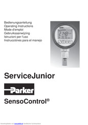 Parker SensoControl ServiceJunior Bedienungsanleitung