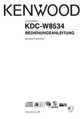 Kenwood KDC-W8534 Bedienungsanleitung
