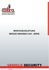 Cobra BRIDGE 8800 SERIE Montageanleitung