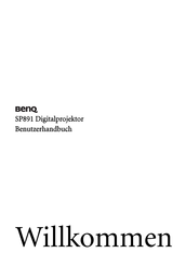 BenQ SP891 Benutzerhandbuch