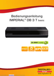 DigitalBox IMPERIAL DB 3 T basic Bedienungsanleitung