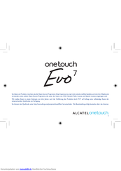 Alcatel one touch Evo7 Bedienungsanleitung