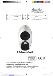 Casa Fan FB-Powerboat 85220 Bedienungsanleitung