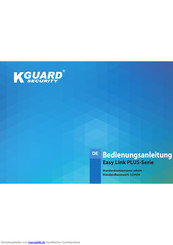 KGuard Security Easy Link PLUS-Serie Bedienungsanleitung