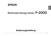 Epson P-2000 Benutzerhandbuch
