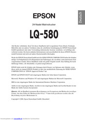 Epson LQ-580 Handbuch