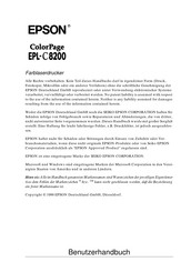 Epson ColorPage EPL-C8200 Benutzerhandbuch