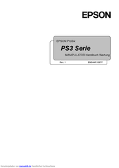 EPSON ProSix PS3 Serie Handbuch