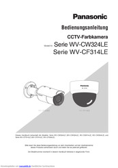 Panasonic Serie WV-CF314LE Bedienungsanleitung