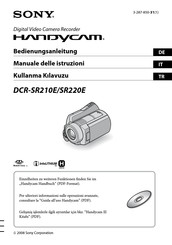 Sony Handycam DCR-SR220E Bedienungsanleitung