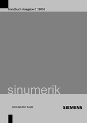 Siemens SINUMERIK 840Di Handbuch