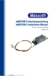 Massoth eMOTION S Anleitung