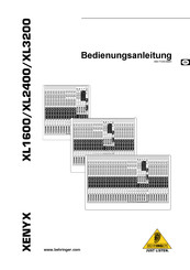 Xenyx XL1600 Bedienungsanleitung