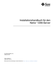 Sun Microsystems Netra 1290 Installationshandbuch