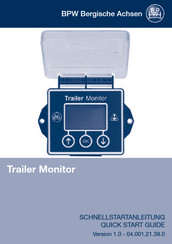BPW Trailer Monitor Schnellstartanleitung