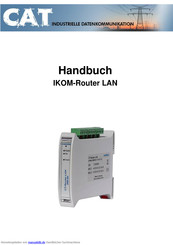 CAT IKOM-Router LAN 266-00 Benutzerhandbuch