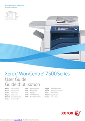 Xerox WorkCentre 7500 Series Benutzerhandbuch