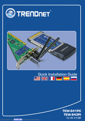 TRENDnet TEW-641PC Handbuch
