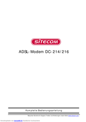 Sitecom DC-216 Bedienungsanleitung