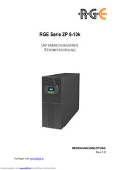 RGE Serie ZP 6-10k Bedienungsanleitung
